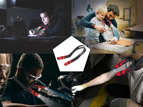 Zostaňte ruky-voľné s našou nabíjateľnou lampou na krk